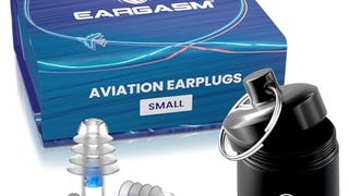 Eargasm Aviation Earplugs Small - Airplane Ear-Plugs for...