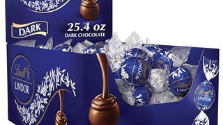 Lindt LINDOR Dark Chocolate Candy Truffles, Mother's Day...