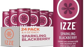 IZZE Blackberry Juice, No Sugar Added, 8.4 oz., 24/...