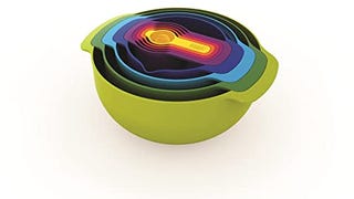 Joseph Joseph Nest 9 Plus, 9 Piece Compact Food Preparation...