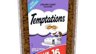 Temptations Classic Crunchy and Soft Cat Treats Creamy...