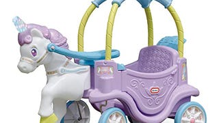 Little Tikes Magical Unicorn Carriage Ride On, 43.00 L...