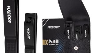 FIXBODY Nail Clipper Set, Ultra Sharp Fingernail Clipper...