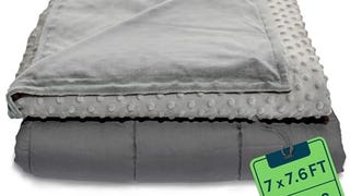 Quility Weighted Blanket for Adults - 20 LB King Size Heavy...