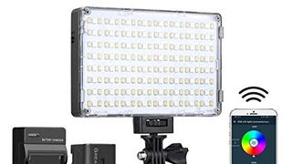 GVM RGB LED Camera Light Full Color Output Video Lights...