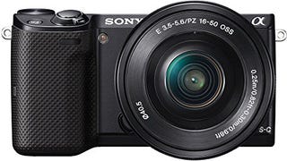 Sony NEX-5TL Mirrorless Digital Camera with 16-50mm Power...