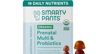 SmartyPants Organic Prenatal Vitamins for Women, Multivitamin...