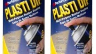 2 PACK PLASTI DIP Mulit-Purpose Rubber Coating Spray BLACK...