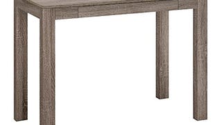 Ameriwood Home Parsons Desk with Drawer, Distressed Gray...