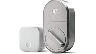 August Home Smart Lock + Connect Wi-Fi Bridge, Satin Nickel,...