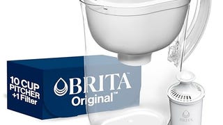 Brita Large Water Filter Pitcher for Tap and Drinking Water,...