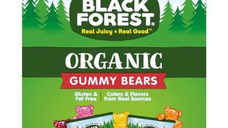 Black Forest Organic Gummy Bears Candy, 0.8 Ounce Pouches...