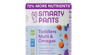 SmartyPants Toddler Multivitamin Gummies: Omega 3 Fish...