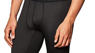 Hanes Men's Sport Performance Compression Short, Ebony/...