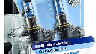 Philips 9006 CrystalVision Ultra Upgrade Bright White Headlight...