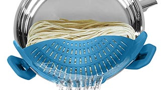 Kacua Clip on Strainer for Pots Pans, Pasta Strainer, Kitchen...