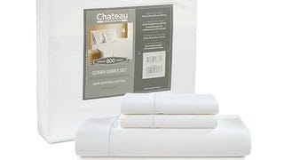 Egyptian Cotton Sheets for Queen Size Bed, Certified 800...