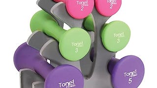 Tone Fitness 20 - Pound Hourglass Dumbbell Weight