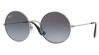 Ray-Ban RB3592 Ja-Jo Round Sunglasses, Gunmetal/Light Grey...