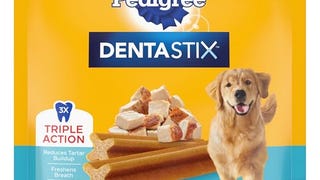 Pedigree Dentastix Large Breed Dog Treats, Original Flavor,...