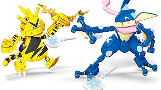 Mega Construx Pokemon Greninja vs. Electabuzz Construction...