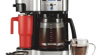 Hamilton Beach 2-Way 12 Cup Programmable Drip Coffee Maker...