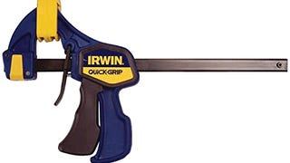 IRWINQUICK-GRIPOne-Handed Bar Clamp, Medium-Duty, 12"...