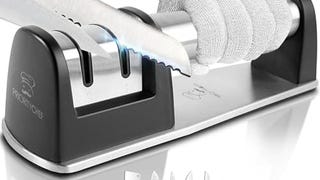 PriorityChef Knife Sharpener for Straight and Serrated...