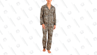 INC International Men's Cheetah Print Pajamas