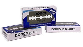 Dorco ST300 Platinum Extra Double Edge Razor Blades - 100...