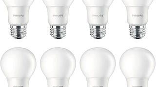 Philips LED Basic Frosted Non-Dimmable A19 Light Bulb...
