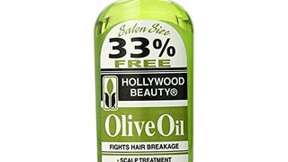 Hollywood Beauty Olive Hair Oil, 8oz Bottle, Also for Bath,...