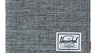 Herschel unisex adult Hank Rfid Bi Fold Wallet, Raven Crosshatch/...