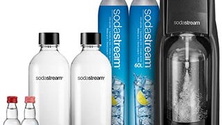 SodaStream Fountain Jet Sparkling Water Maker, Bundle, Black...