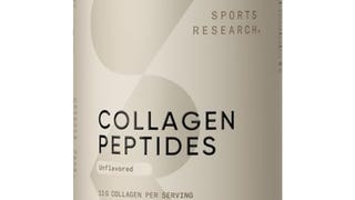 Sports Research Collagen Peptides for Women & Men, Unflavored,...