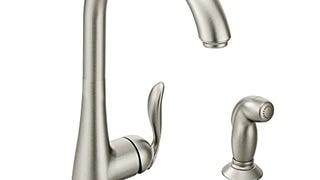 Moen 7790SRS Arbor One Handle High Arc Kitchen Faucet with...