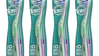 Tom's of Maine Whole Care Toothbrush, Soft, 4-