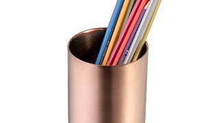 IMEEA Pen Cup Pencil Holder Double Walled Stainless Steel...