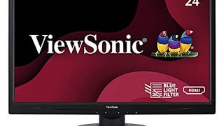 ViewSonic VA2446MH-LED 24 Inch Full HD 1080p LED Monitor...