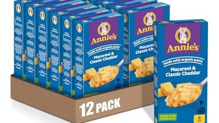 Annie's Macaroni and Classic Cheddar with Organic Pasta,...