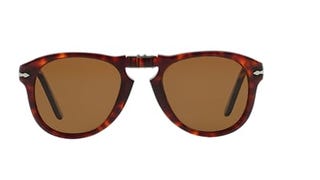 Persol PO0714 Aviator Sunglasses, Havana/Brown Polarized,...