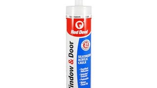 Red Devil 0876 Window & Door Siliconized Acrylic Caulk,...