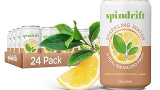 Spindrift Sparkling Water, Half Tea & Half Lemon Flavored,...