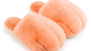 Ckoebas Fuzzy Slipper for Women Men, Comfy Cat Paw Animal...