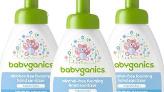 Babyganics Alcohol-Free Foaming Hand Sanitizer, Pump Bottle,...