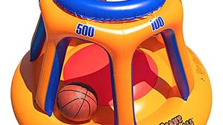 SWIMLINE Inflatable Pool Basketball Hoop Floating Or Poolside...