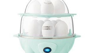 DASH Deluxe Rapid Egg Cooker for Hard Boiled, Poached, Scrambled...