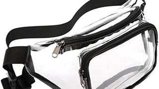 Veckle Clear Fanny Pack Stadium Approved - Clear Bag for...