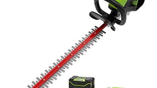 Greenworks Pro 80V 26" Cordless Hedge Trimmer, 2.0Ah Battery...