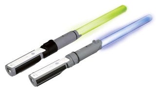 Official Star Wars Wii Anakin & Yoda Light-Up Replica...